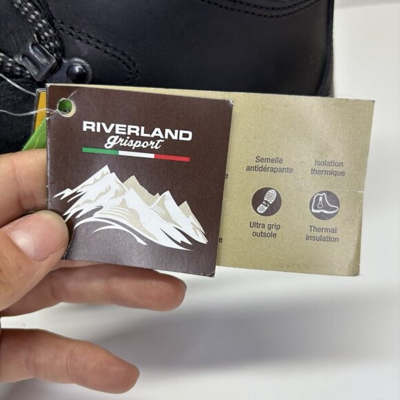 GriSport Mens Gritex Thermal Hiking Trekking Walking Boots Vibram Black Sz 11 - Picture 5 of 16